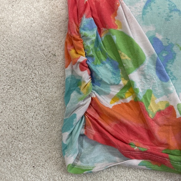 Ruby Rd. Colorful Floral Long Sleeve Top🍓🍋🫐🍊🥝🍑 - Picture 7 of 14